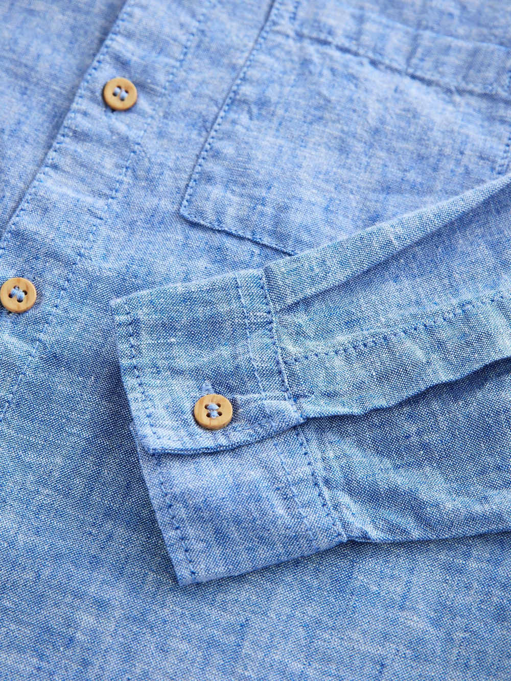 Рубашка льняная для мальчика Next 904-742, Синий