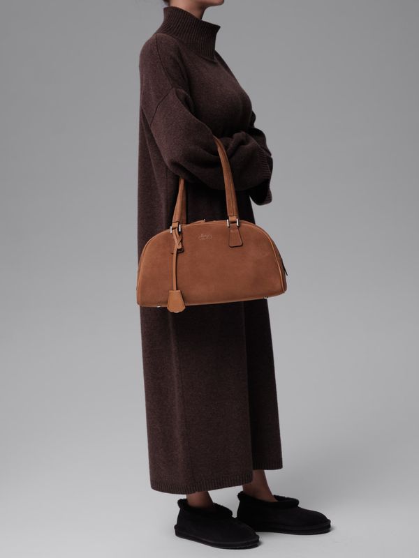 Замшевая сумка Charlotte DBR 31358 светло-коричневый