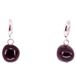 Серьги "Гала" гранат альмандин