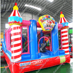 Коммерческий надувной батут "Яркий цирк" 6*4*3 м