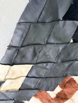 Покрывало меховое ковер из шкуры овчины