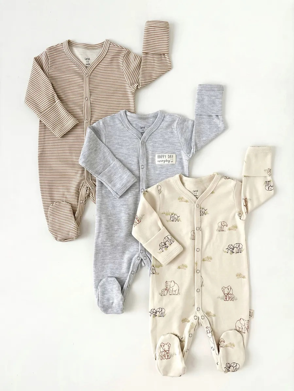 Слип тройка на кнопках "Every day "Me&Mom"