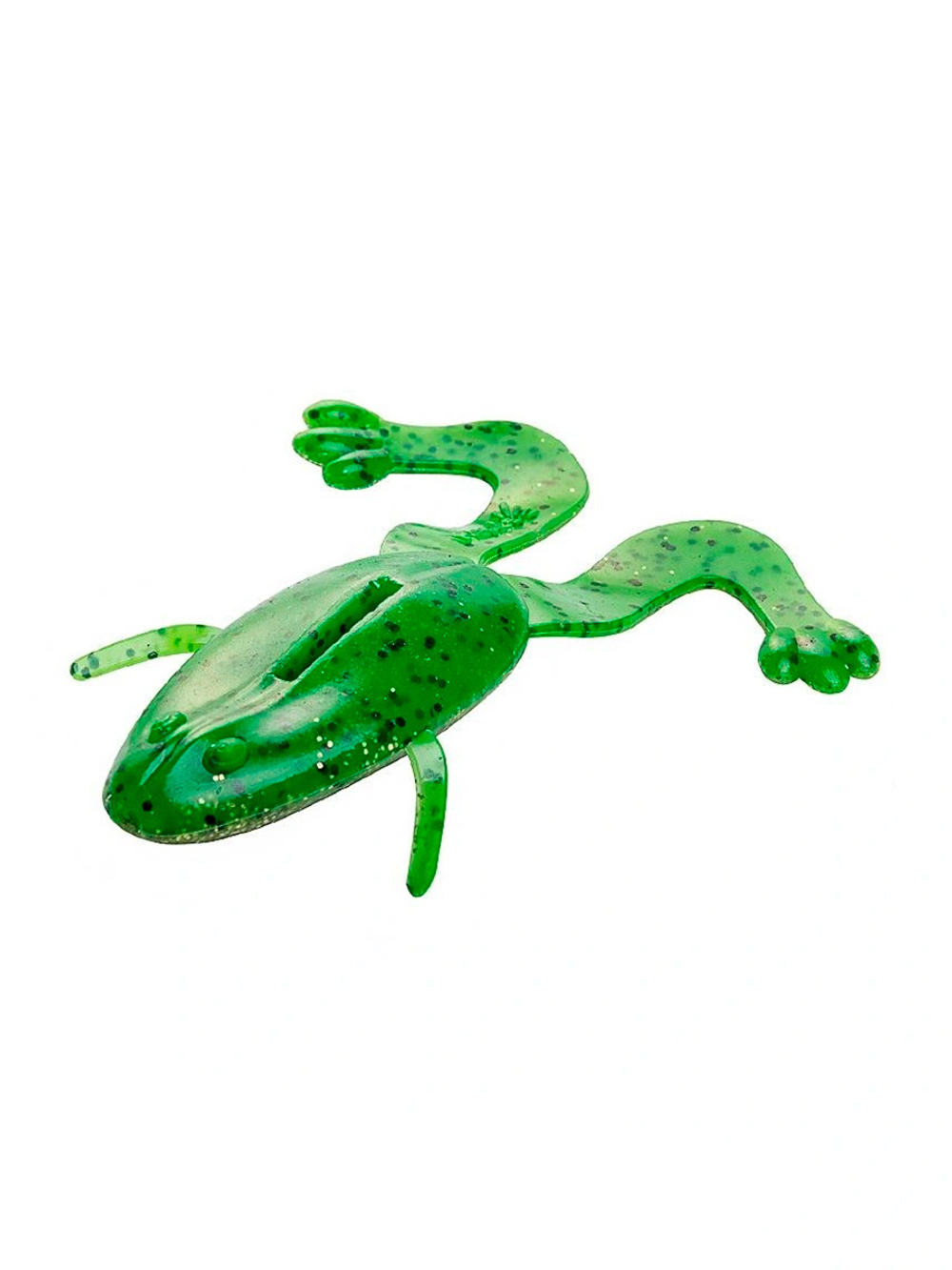Лягушка несъедобная Helios Crazy Frog 3,55"/9,0 см Electric green 20шт. (HS-23-007-N-20)