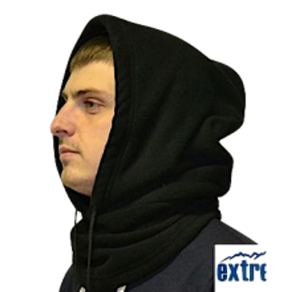 Капор Extreal Эверест Флис + Мех XL Чёрный