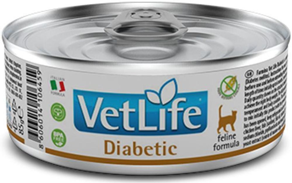 Farmina VetLife 85г конс. Diabetic для кошек, при диабете