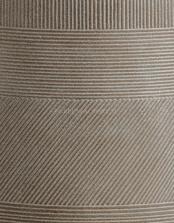 Кашпо TREEZ ERGO - серия Graphics - Округлая чаша - Капучино