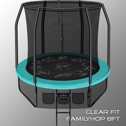 Каркасный батут Clear Fit FamilyHop 14Ft