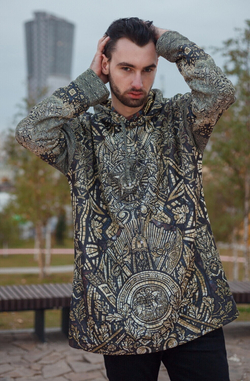 Худи "Три Империи", по мотивам мозаик на ст. метро «Комсомольская», созданным по эскизам Павла Корина