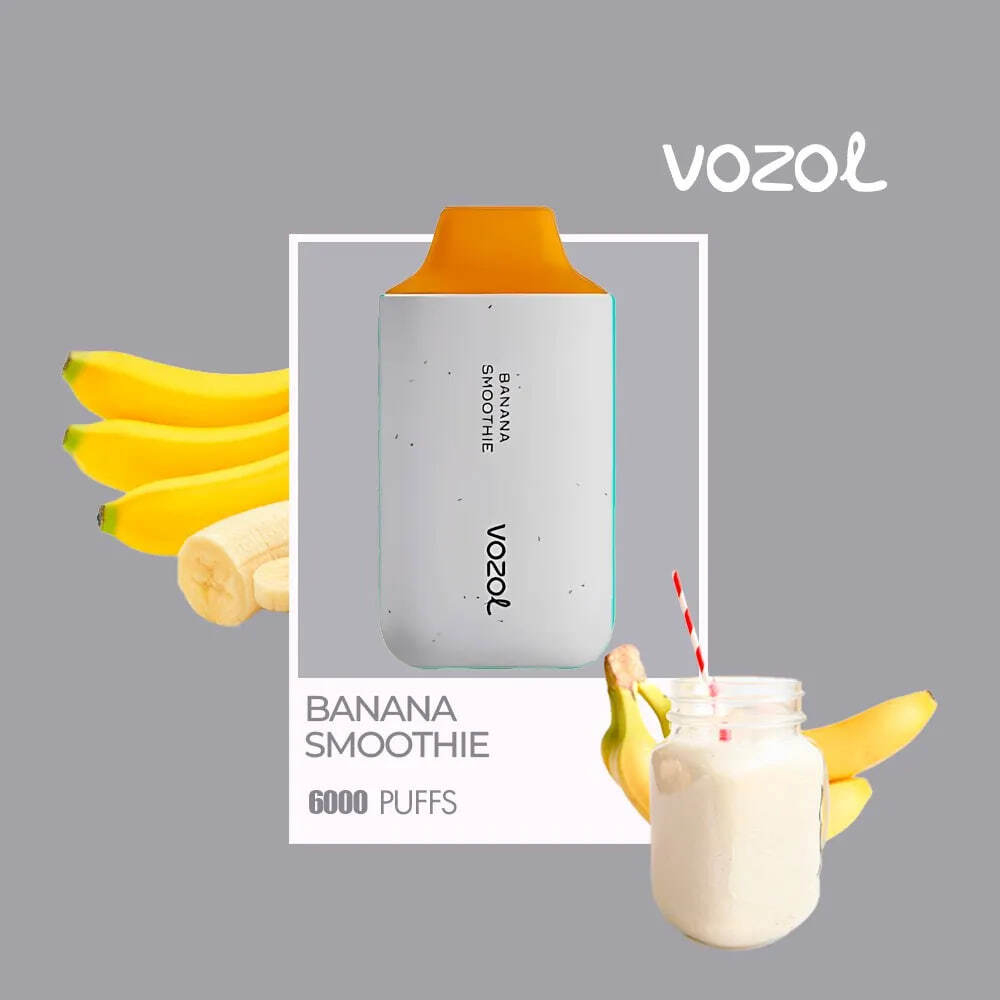 VOZOL STAR 6000 - Banana Smoothie (5% nic)