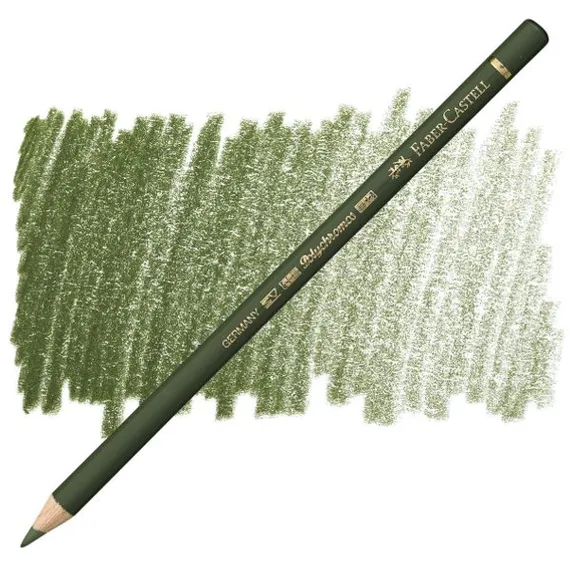 Rəngli karandaş \ Цветные карандаши Faber-Castell Polychromos Pencil - 174 Chrome Green Opaque