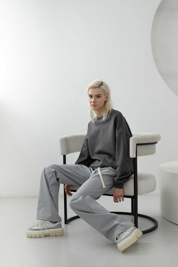 Толстовка Moments Серая - фото 5