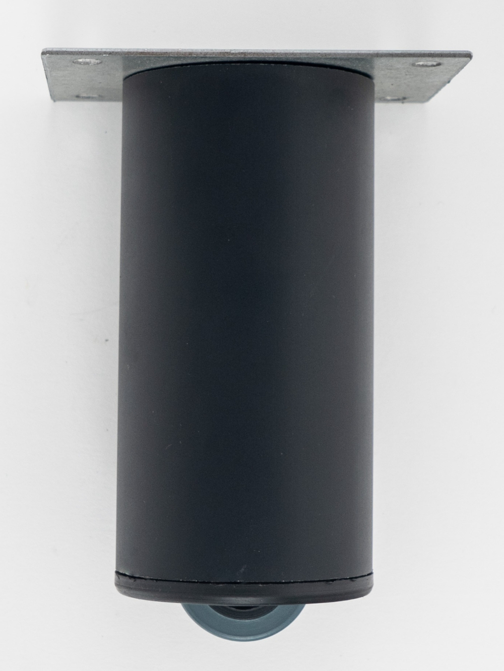 Опора черная AL 50/100 с роликом + площадка 5/7см