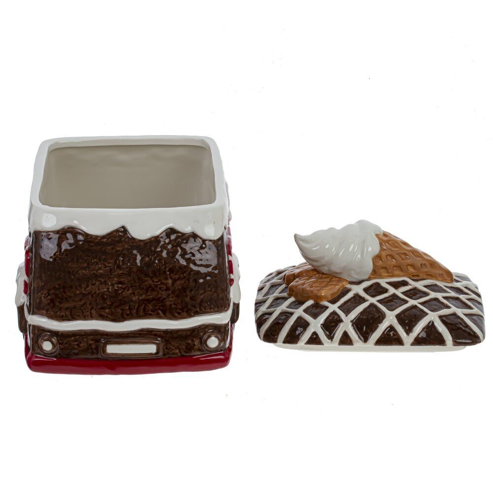 GAEM Конфетница "Пряничный фургон", 2800 мл, L23,5 W15,5 H18 см