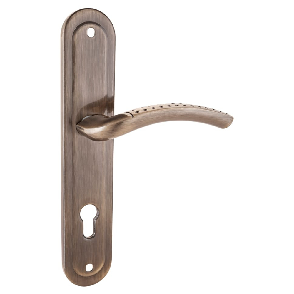 Ручки на планке Аллюр 132-1 85мм, ст.бронза