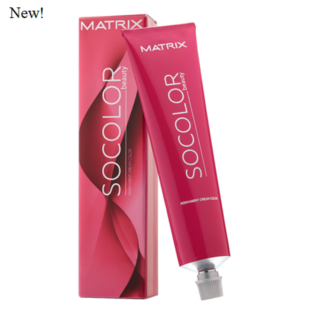 Matrix socolor beauty перманентный краситель для волос, шатен мокка красный 4MR