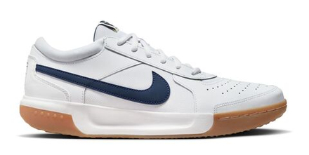 детские Кроссовки теннисные Nike Zoom Court Lite 3 JR - white/midnight navy/gum light brown