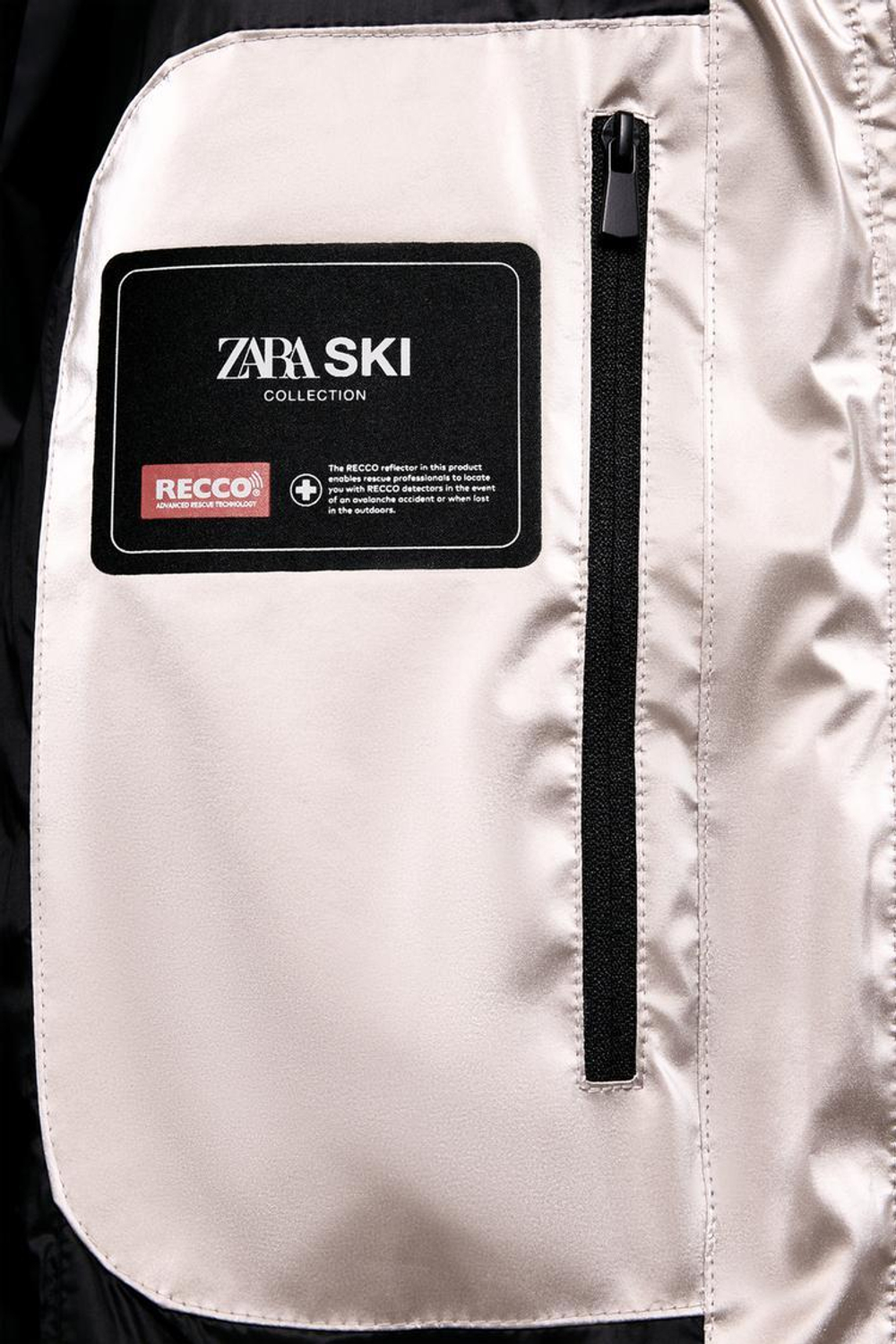 ZARA ВОДОНЕПРОНИЦАЕМАЯ, ВЕТРОЗАЩИТНАЯ КУРТКА С КАПЮШОНОМ, КОФЕЙНЫЙ