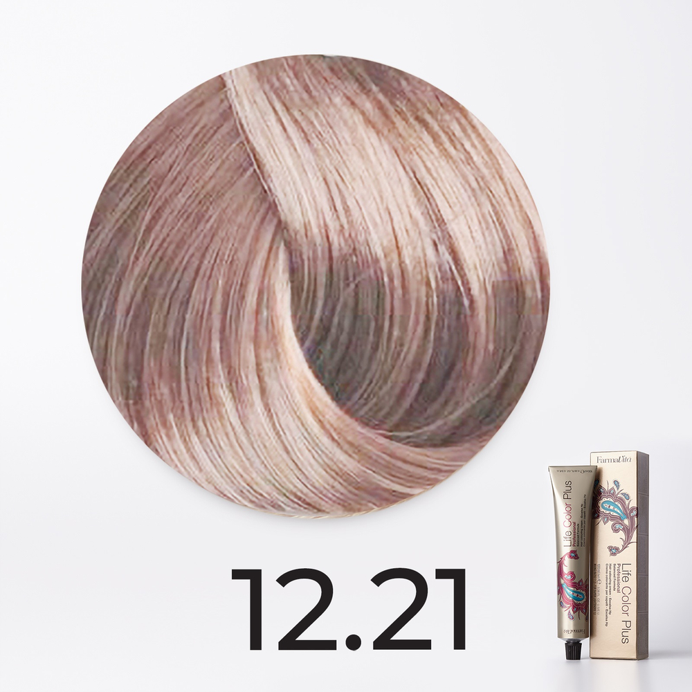 12.21  Блондин розовый глянец Life Color Plus 100мл.