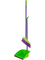 Набор для уборки "Грейс" (совок + щетка пластиковые на длинных ручках) 240х250х810 мм
