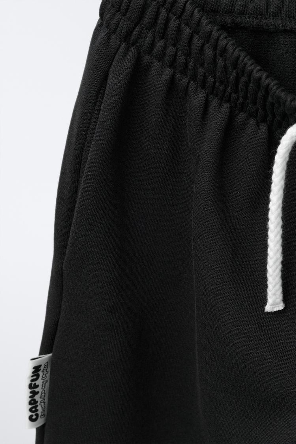 ZARA БРЮКИ WIDE LEG ИЗ МЯГКОЙ ТКАНИ CAPIBARA CAPYFUN ©, ЧЕРНЫЙ