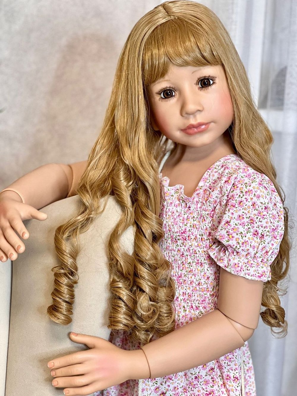 Кукла Реборн ростовая 120см в пакете (FA-439)