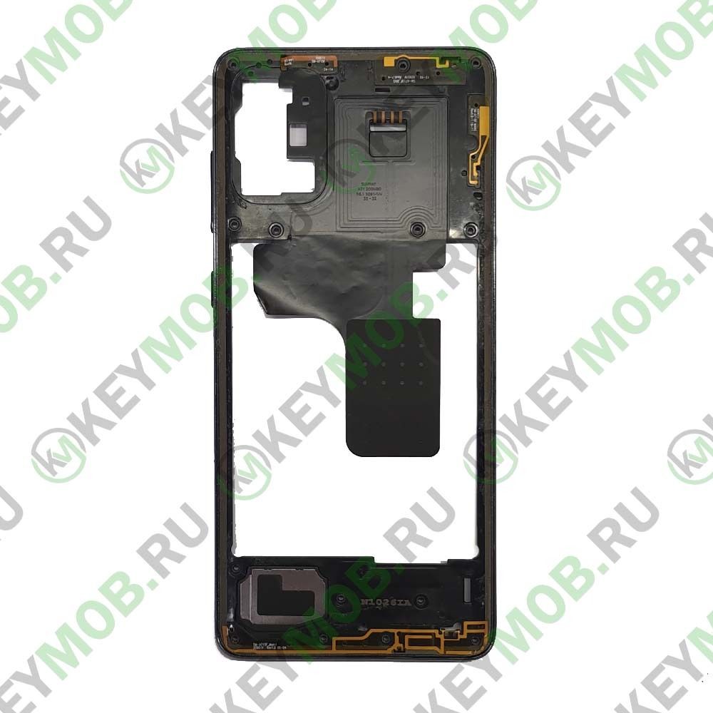Средняя часть для телефона Samsung Galaxy A71 (SM-A715F), Черная