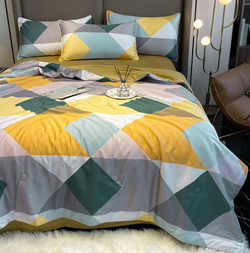 ZEPHYR HOME Одеяло летнее 200х230 Двуспалка Египетский хлопок абстракция