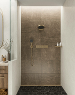 Смеситель для душа Hansgrohe RainSelect 15380140 с термостатом шлифованная бронза