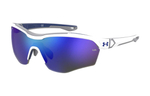 Under Armour Injection Molded Irregular/Polygonal Functional Glasses Unisex Blue