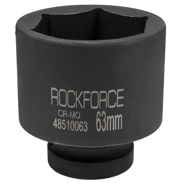 Головка ударная глубокая 1'', 63мм (6гр) RockForce RF-48510063