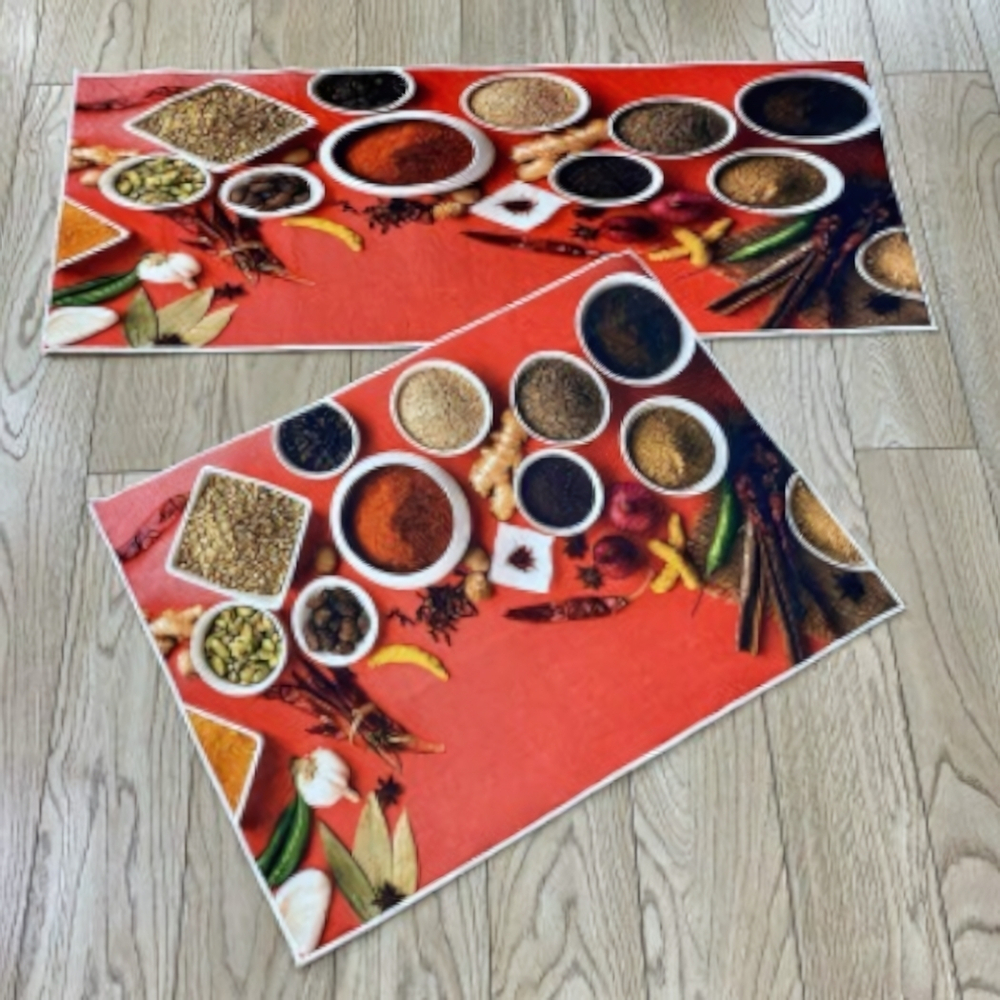 Набор ковриков интерьерных ZALEL KITCHEN 50*120+60*80 6882
