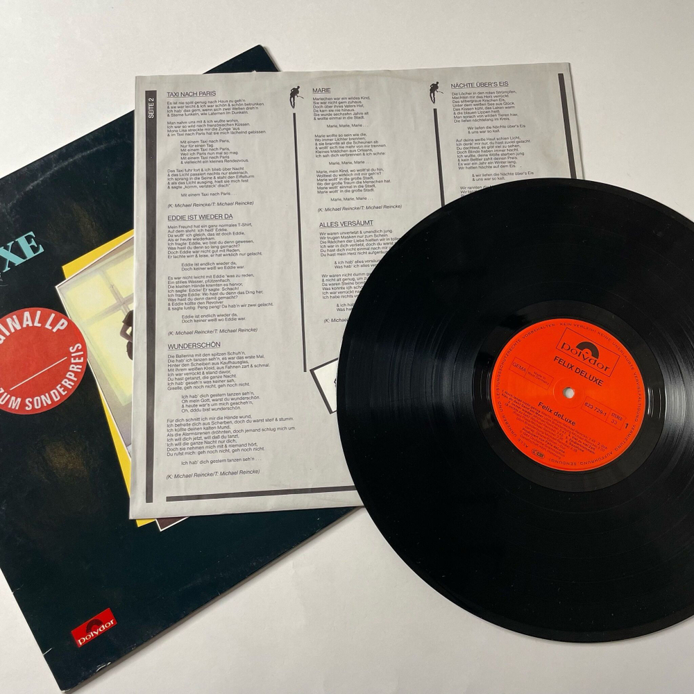 Винтажная виниловая пластинка LP Felix De Luxe (Germany 1984)