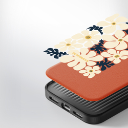 Чехол с MagSafe для смартфона iPhone 17 Pro Max, от Dux Ducis, серия Moro Series Magnetic (дизайнерский рисунок оранжевый)