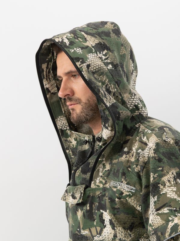 Костюм летний Антигнус-Люкс ткань Твил-Пич цвет Зелёный питон