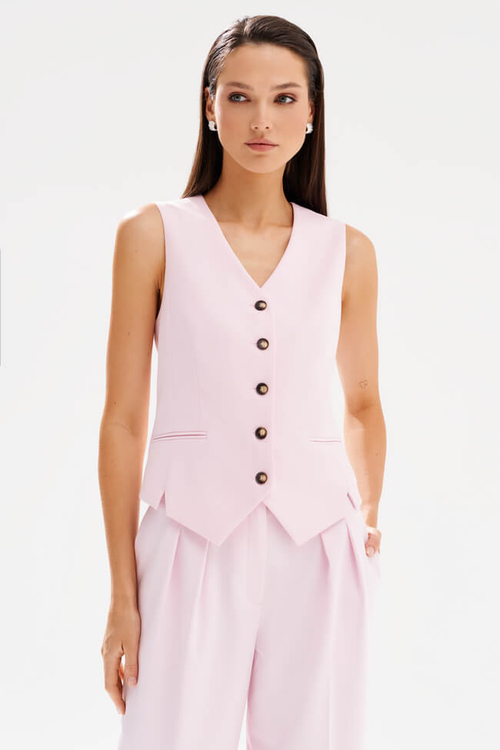 1980 Жилет женский (светло-розовый)