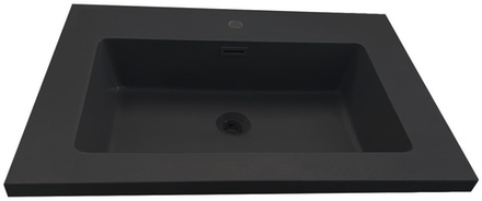 XLP5-60B Раковина каменная 60*50*12 см. черный