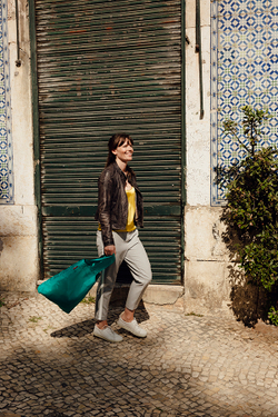 Сумка складная Mini maxi shopper spectra green Reisenthel