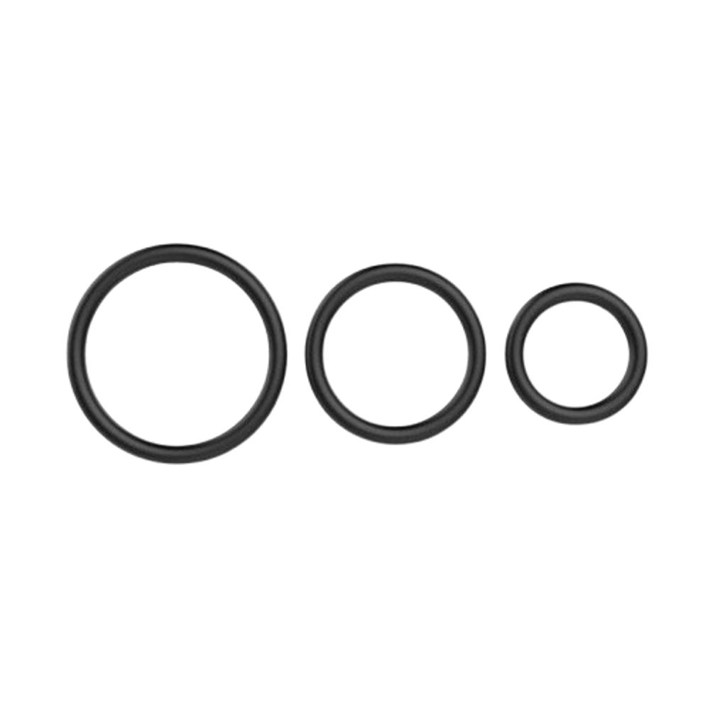 Набор колец для эрекции Cock & Ball rings (3 шт разного диаметра)