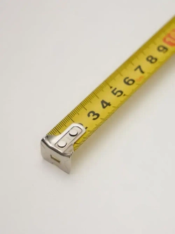 Рулетка строительная измерительная, 5 м х 19 мм, две кнопки фиксации