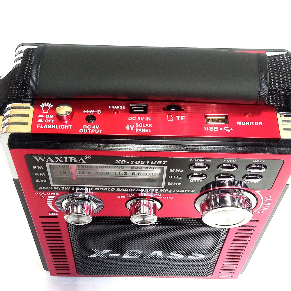 Радиоприемник Waxiba XB-1051URT +MP3плеер Фонарик