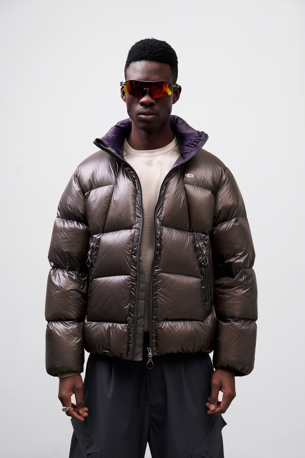 Куртка Nothomme Blue Ultra-Lightweight Water-Repellent Down Jacket "Dark Gray"