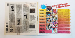 Винтажная виниловая пластинка LP Сборник Debut Zeitschrift Mit LP Nummer 09 (64 страничный журнал и виниловая пластинка) (Germany 1984)
