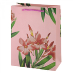 Пакет подарочный бумажный Alingar, (XL) 31х40х12 см, вертикальный, "Весенние цветы", мат. ламинация, ассорти