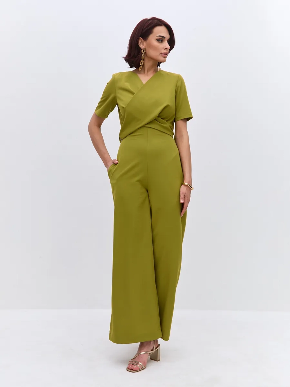 Комбинезон брючный вечерний праздничный