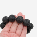 Лава вулканическая натуральная, 20,3мм, шар