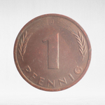 Germany, 1 Pfennig, 1985, (Hamburg Mint - "J"), VF