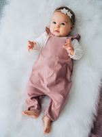 Полукомбинезон с крылышками "Пепельная роза" 0+