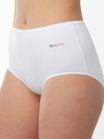 Высокие трусики из модала и хлопка (Размер: XL) (Цвет: бежевый)