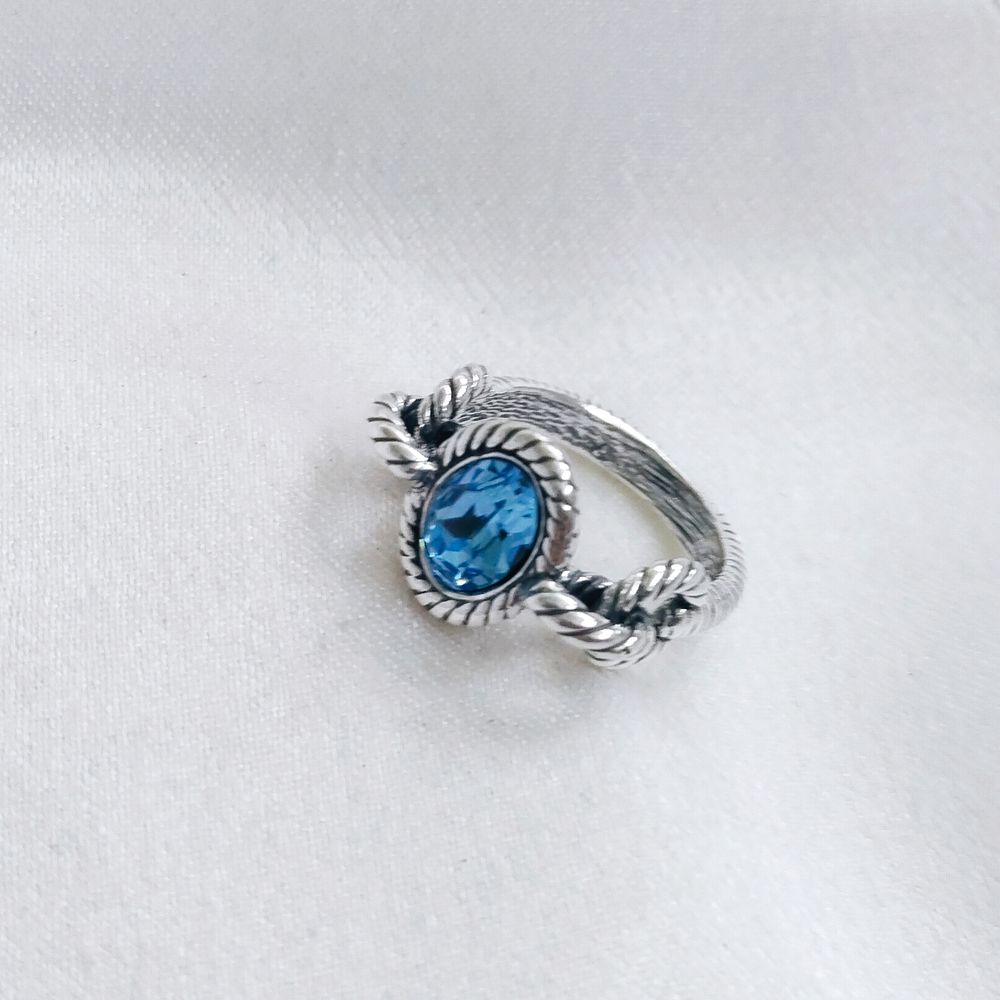 "Вектра"  кольцо в серебряном покрытии из коллекции "Форсаж" от Jenavi