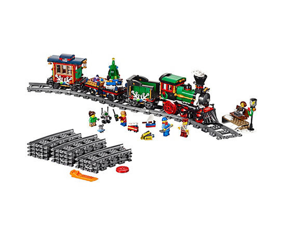 LEGO Creator Expert: Новогодний экспресс 10254 — Winter Holiday Train — Лего Креатор Творец Создатель Эксперт